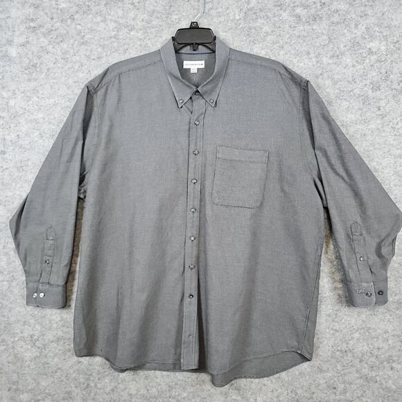 Cutter & Buck Men's‎ Size 3XB Black & White Mini Houndstooth/Puppytooth Pattern - Picture 1 of 16